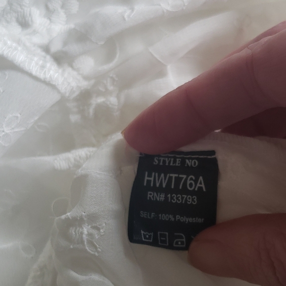 1 med left💗NEW POL ruffle top Ivory - Picture 10 of 11